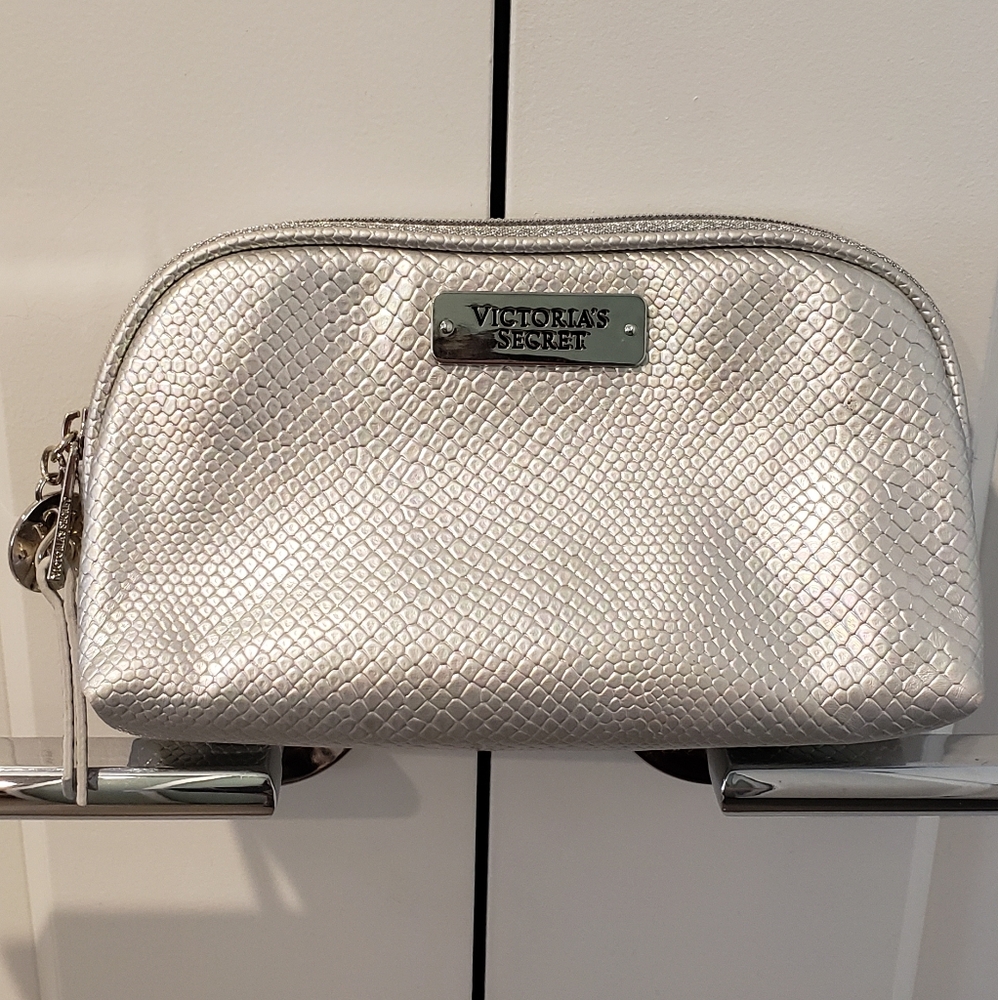 Victoria's Secret Faux Snakeskin Cosmetics Bag